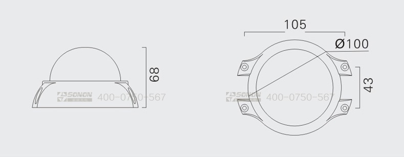 LED點光源,3.6W點光源,大功率點光源,十字星光