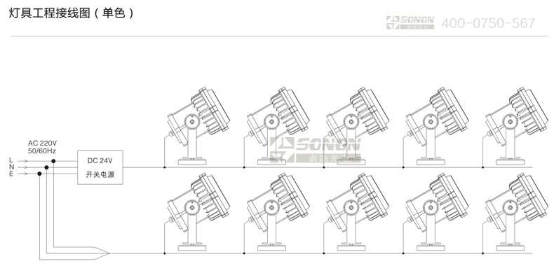 LED射燈,12W射燈,新款射燈安裝圖