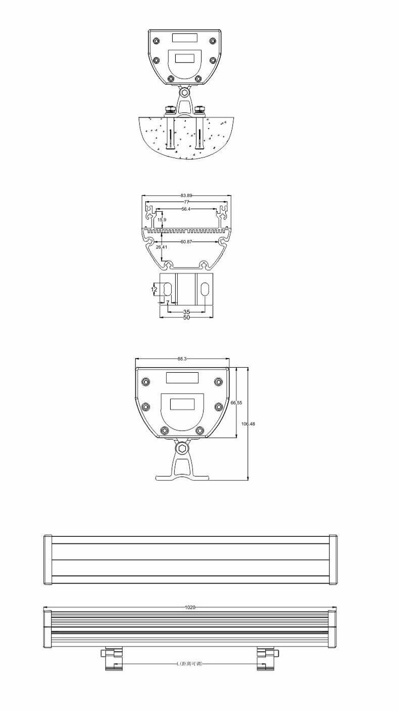 LED洗墻燈,CREE、歐司朗、飛利浦